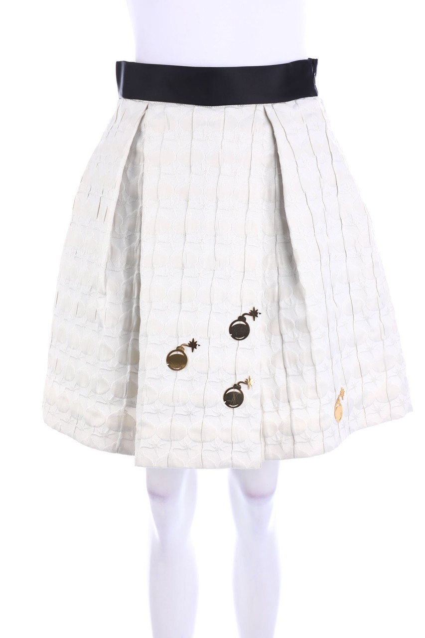 Simona Corsellini - Falten-Rock aus Jacquard - D 34