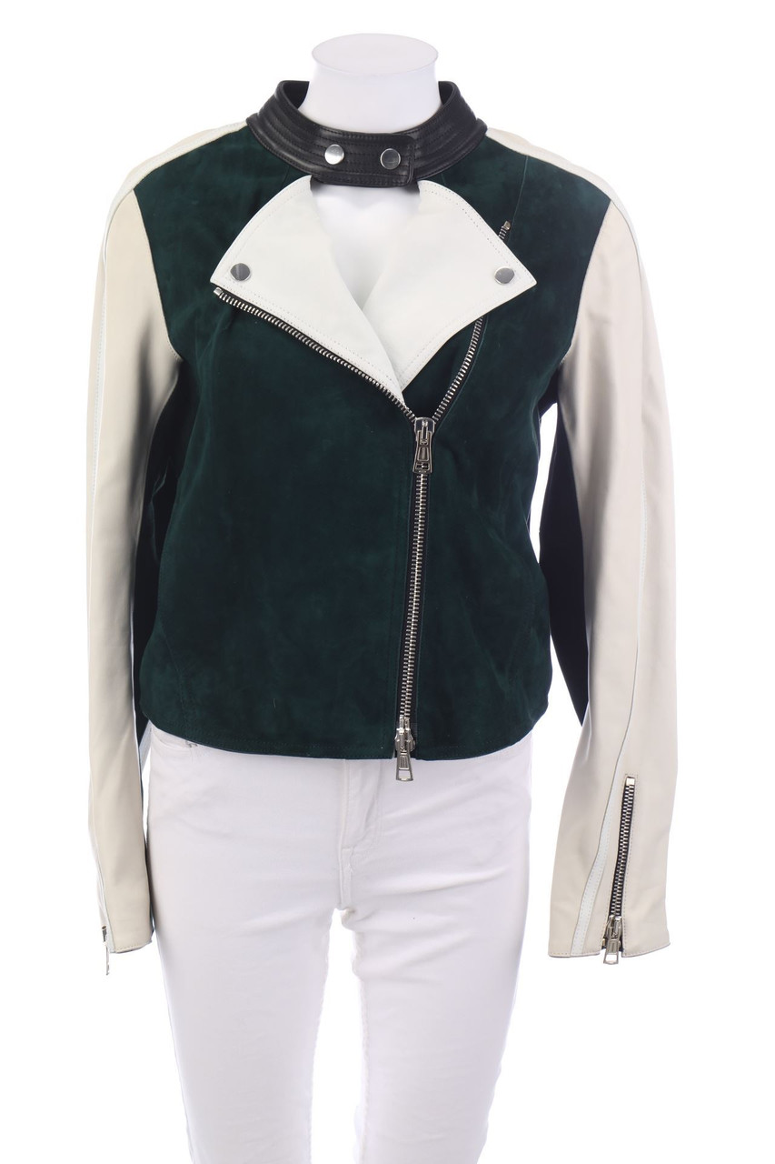 LIVEN - Lederjacke im Biker-Stil - D 38