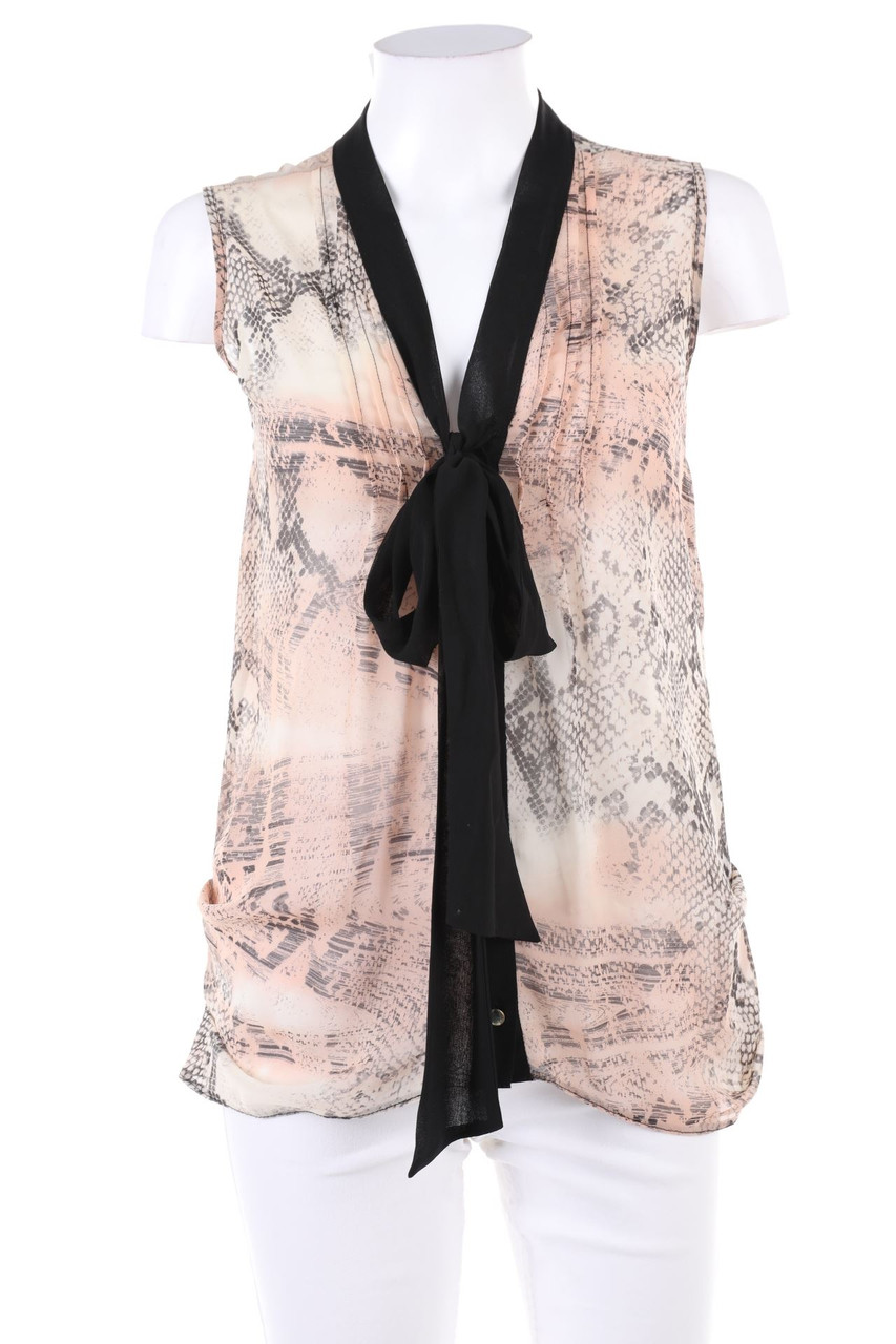 Miss Selfridge - Schluppen-Bluse mit Print - D 32