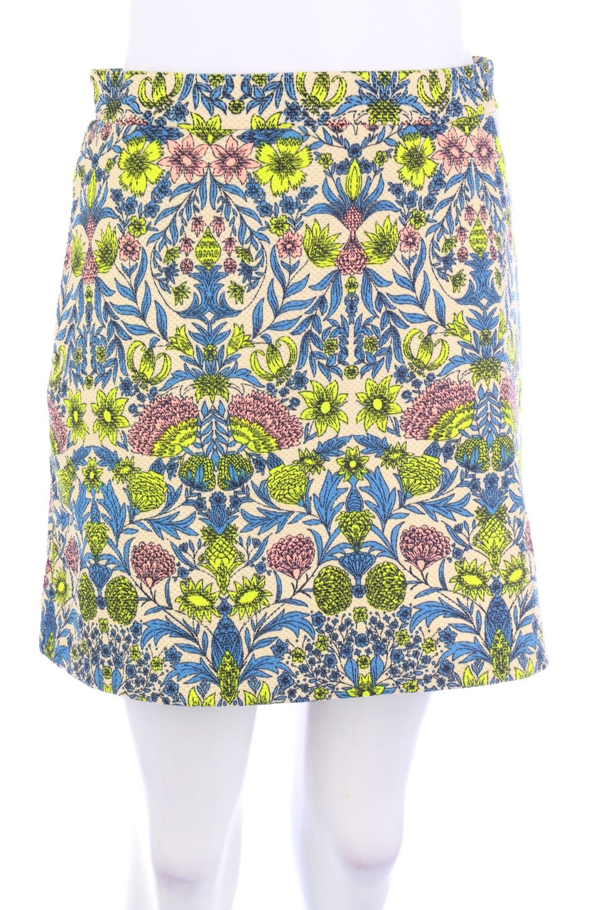 H&M - Rock mit Blumen-Print - S