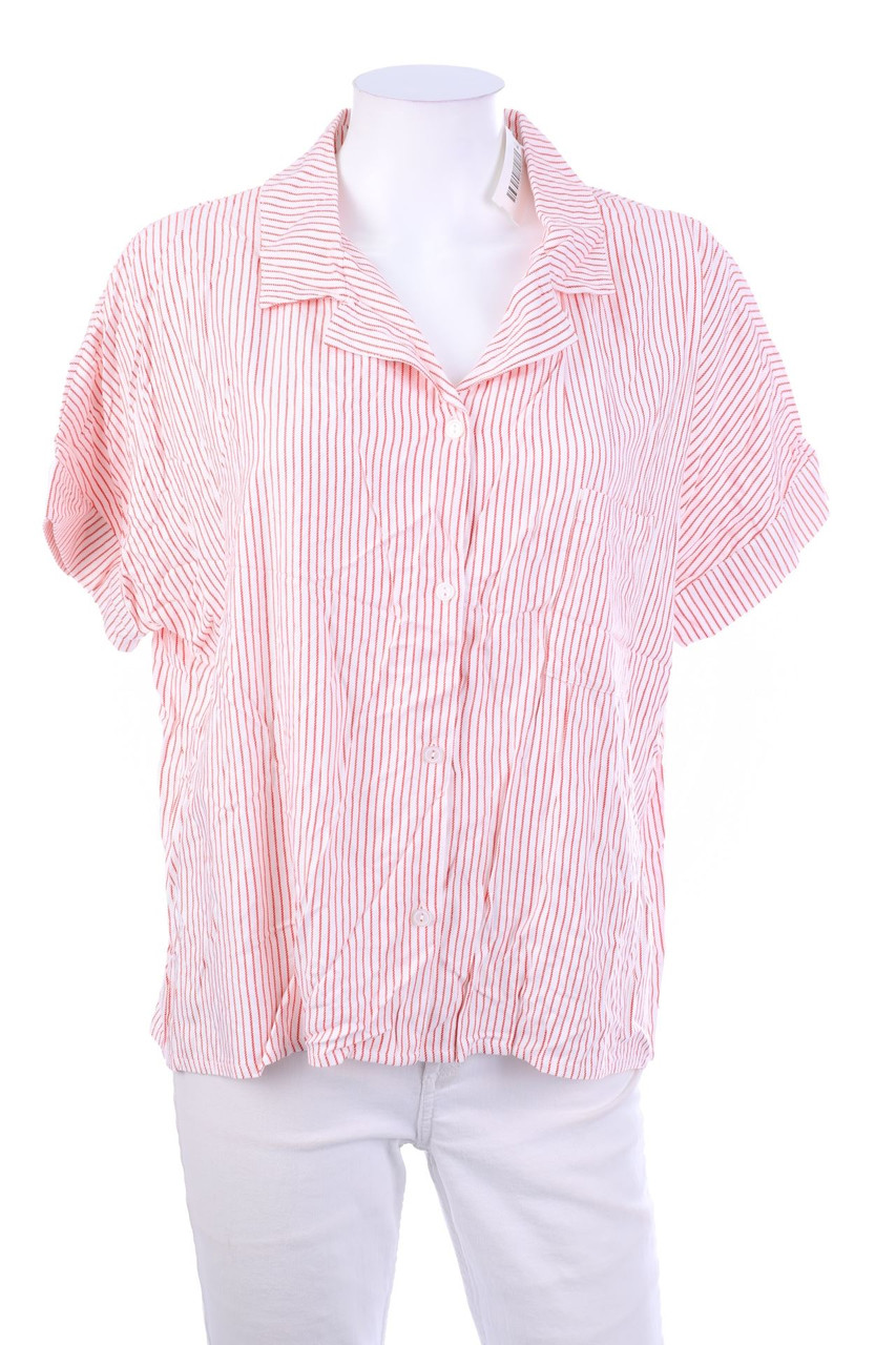 Essentials by Tchibo - Hemd-Bluse mit kurzem Ärmel - S