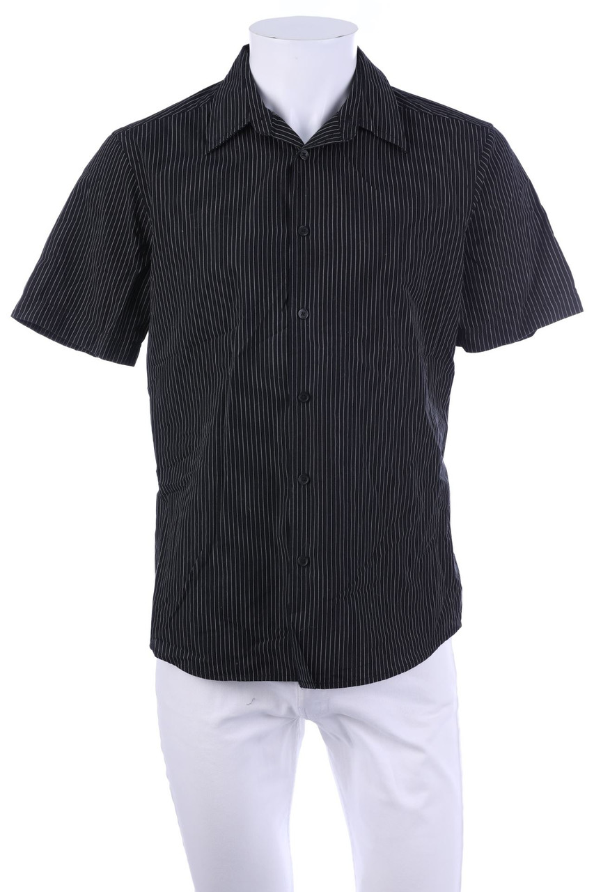 H&M - gestreiftes Kurzarm-Hemd - M