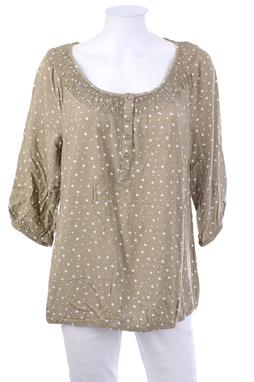 bonprix collection - Bluse mit 3/4-Ärmel - L