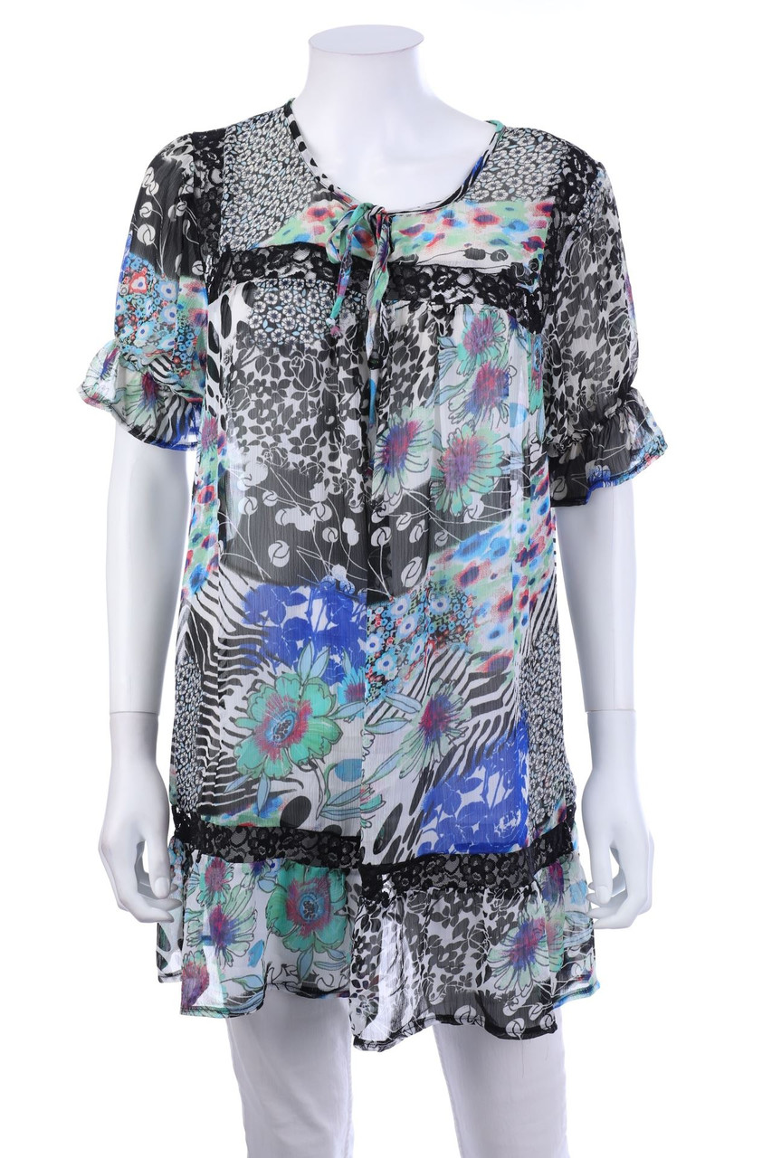 basic line casual wear - Kurzarm-Bluse - 3XL