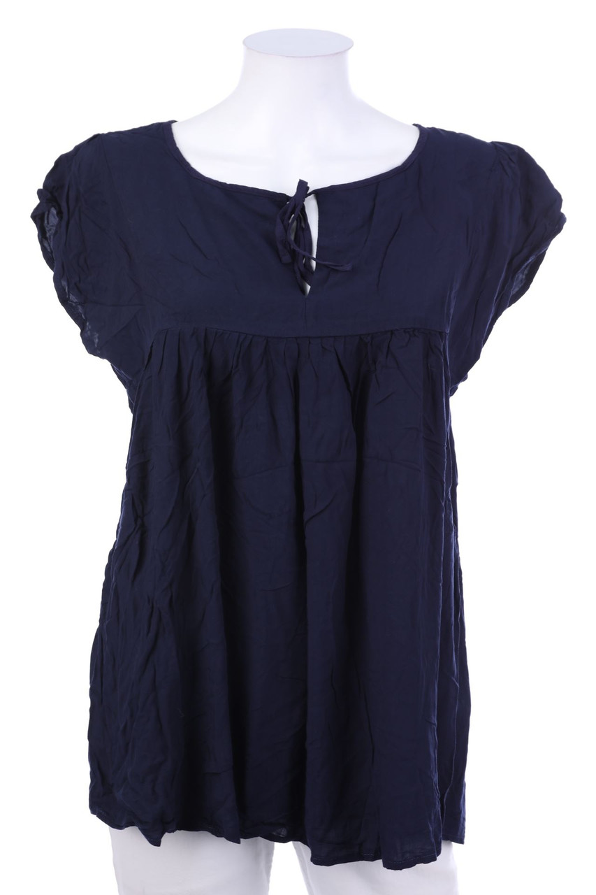 zebra - Kurzarm-Bluse - XL