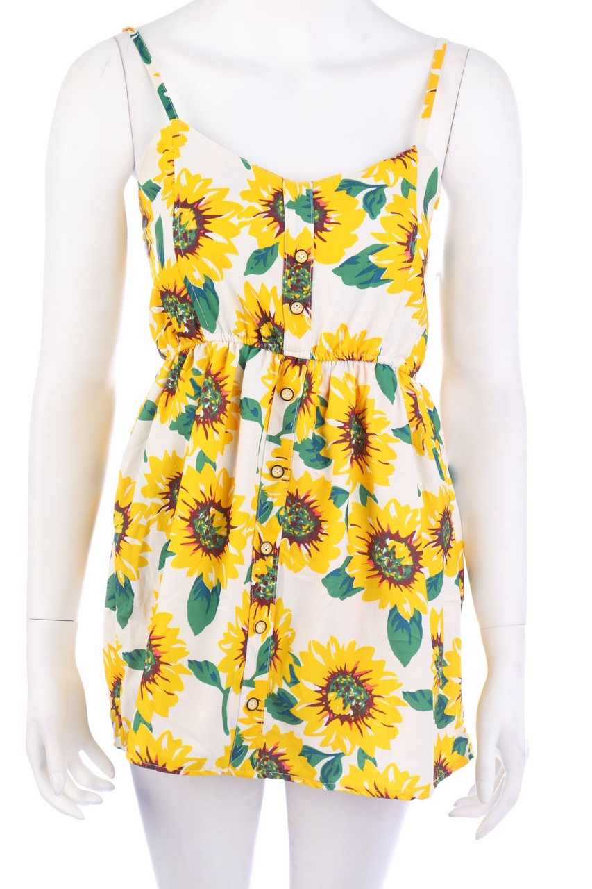 Ohne Label - Playsuit mit Blumen-Print - XS