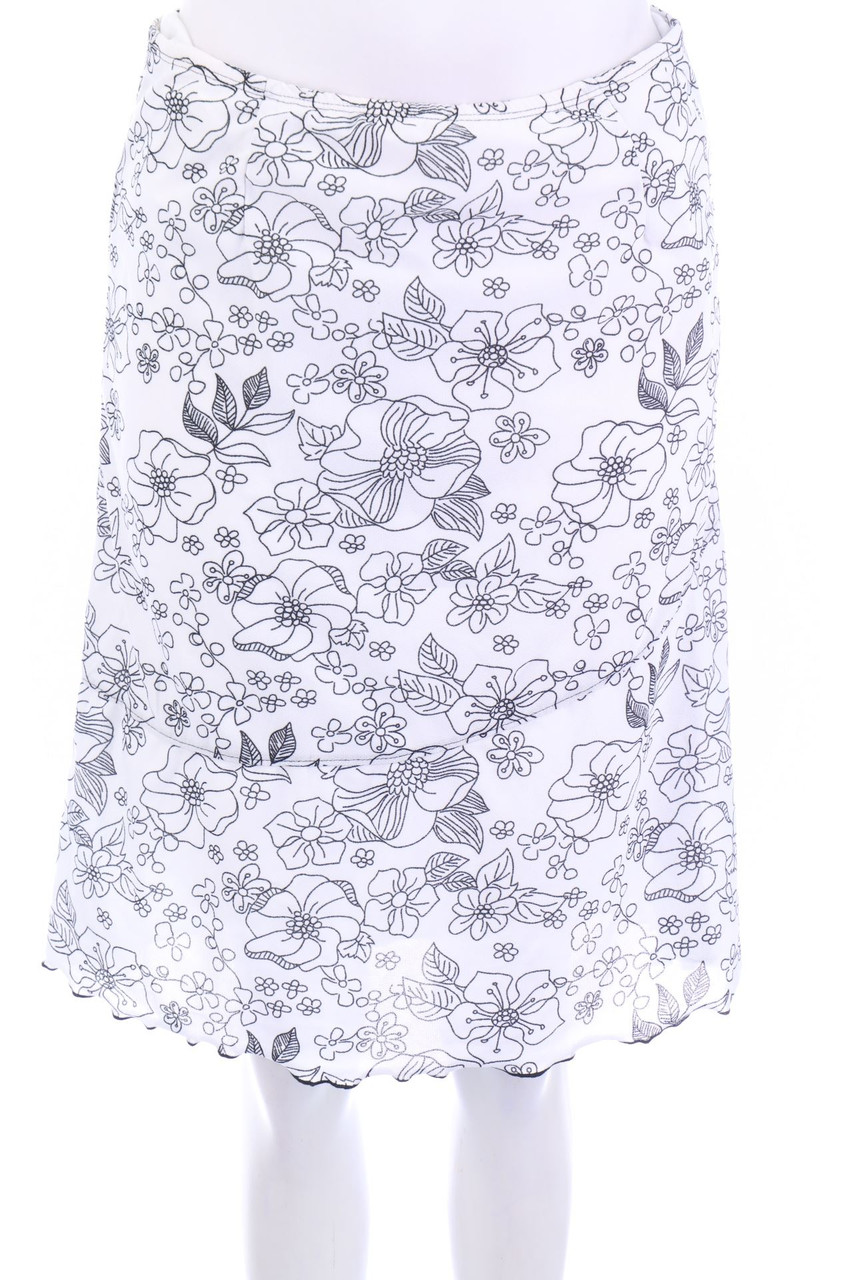 DESIGNERS - Rock mit Blumen-Print - S