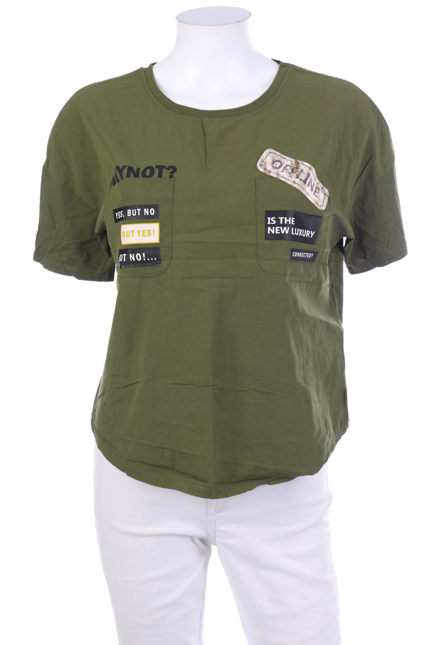 Bershka - Kurzarm-Shirt - S