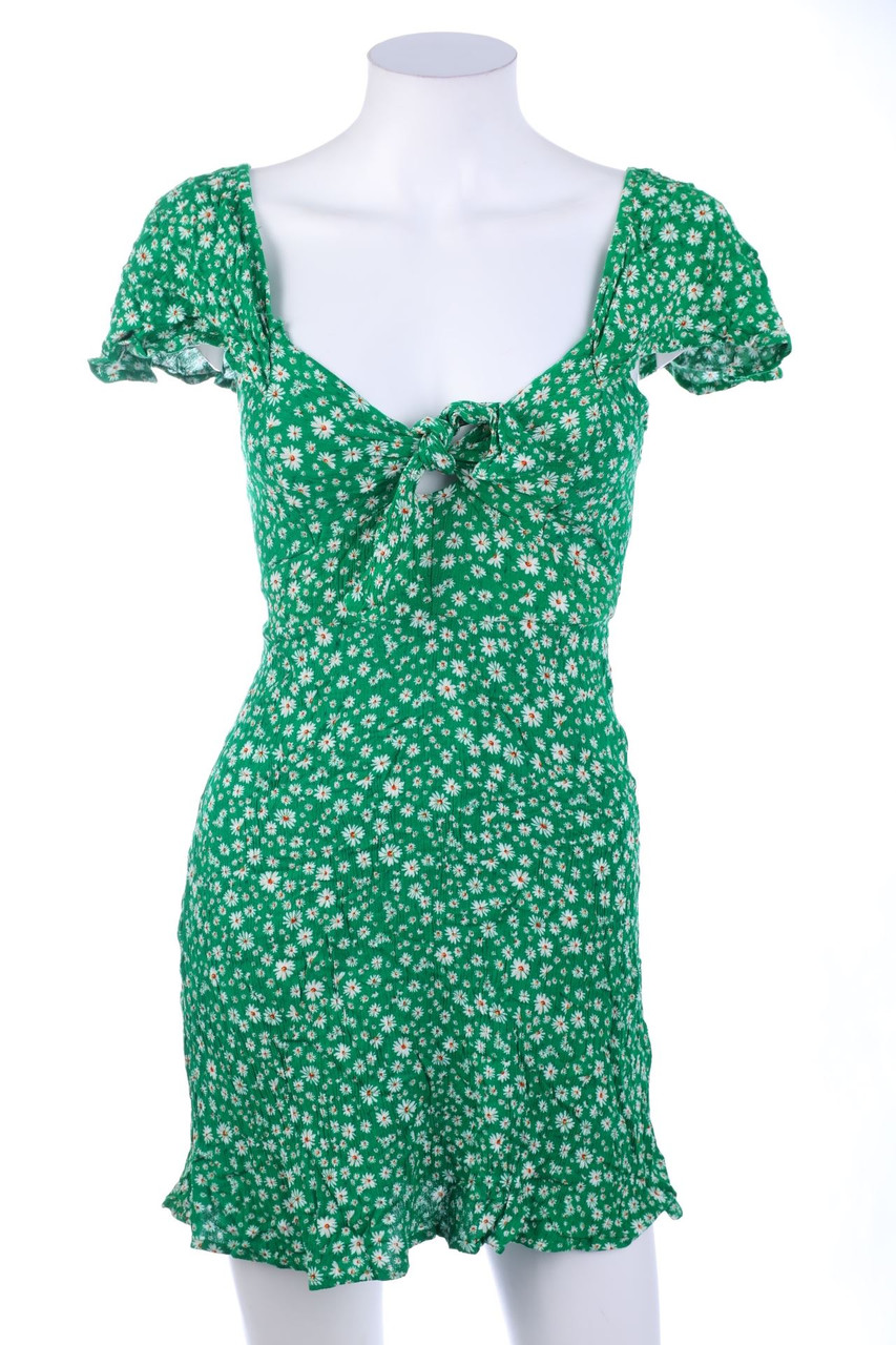 Stradivarius - Minikleid mit Blumen-Print - S