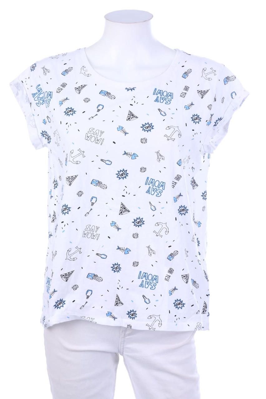 C&A - Kurzarm-Shirt mit Print - XL