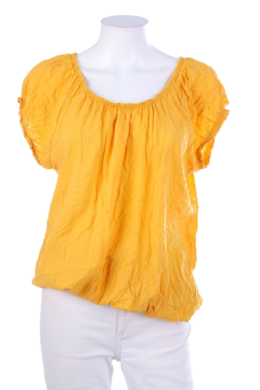 Chicorée - Kurzarm-Shirt aus Viskose - XL