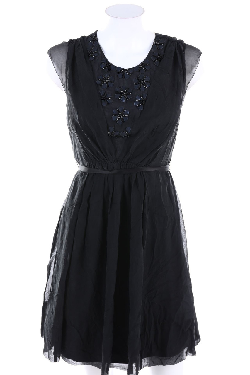 rebecca taylor - Seidenkleid mit Applikationen - D 36