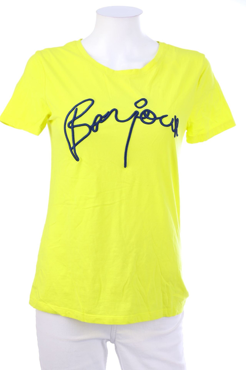 Ohne Label - Kurzarm-Shirt mit Print - M