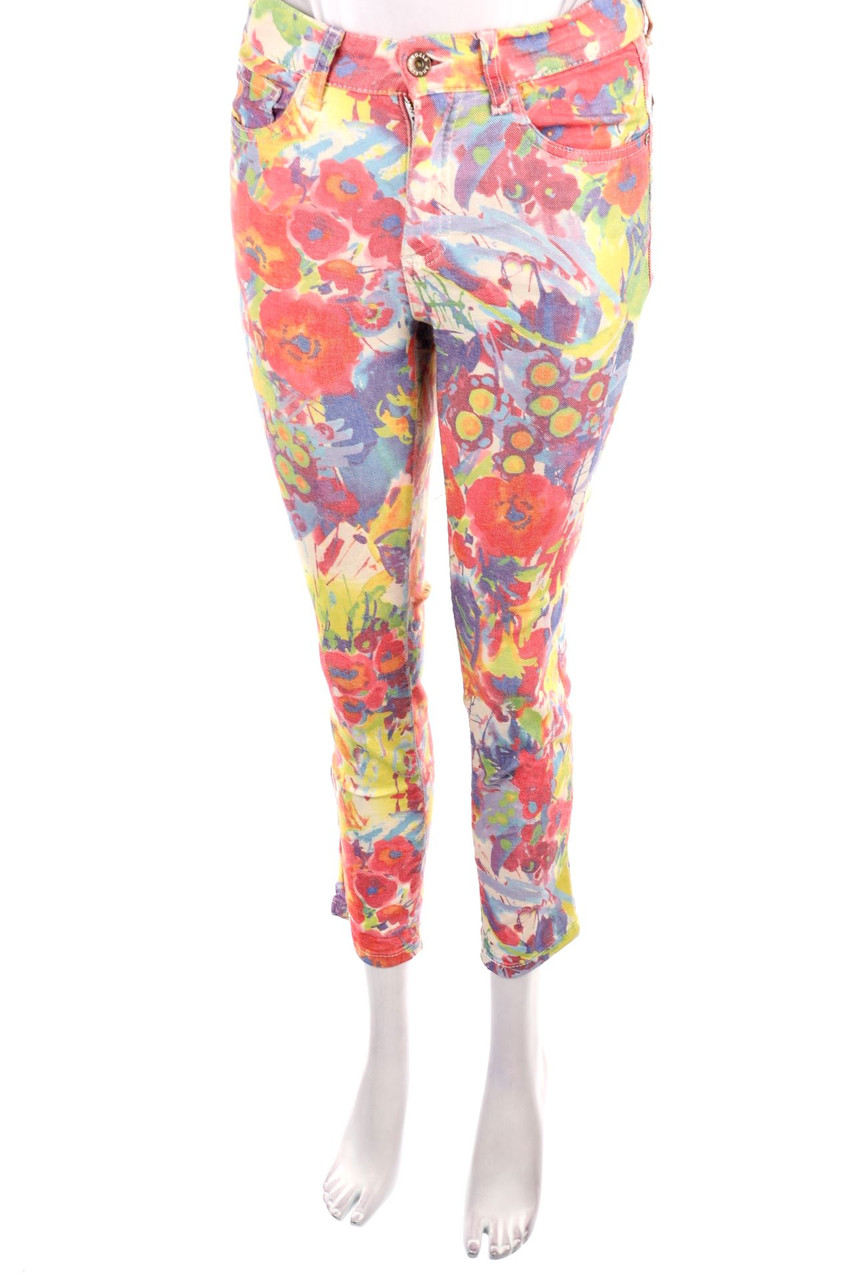 ANGELS - Jeans mit Blumen-Print - S