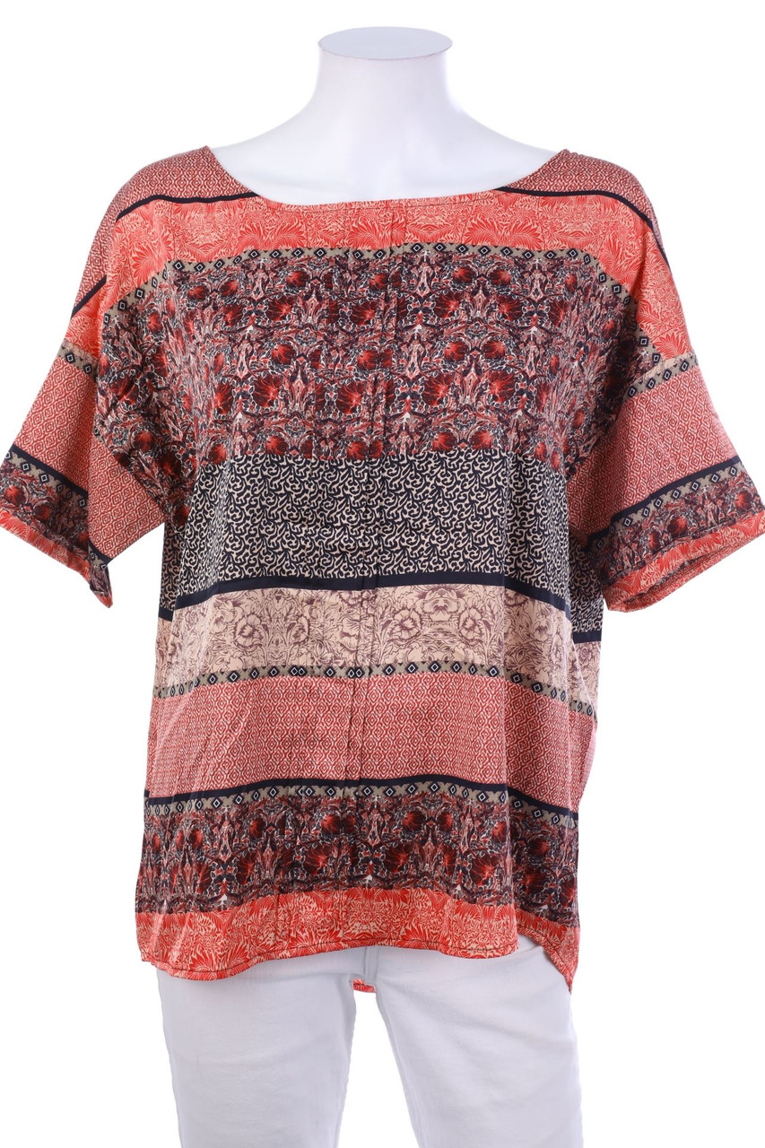 comma - Kurzarm-Bluse - M