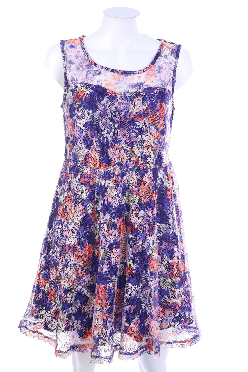 BODYFLIRT - Kleid aus Spitze mit Blumen-Print - L