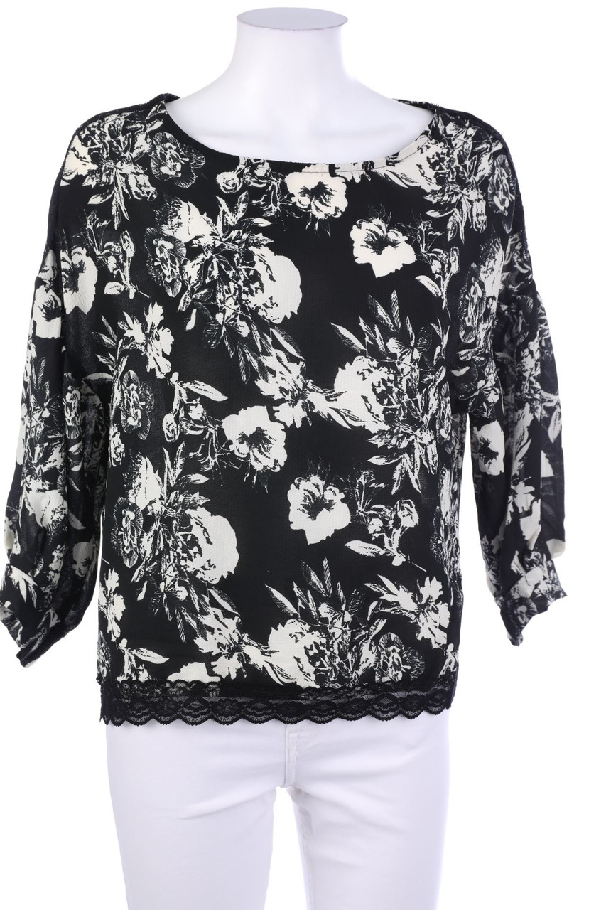 TODAY - Bluse mit Blumen-Print - L
