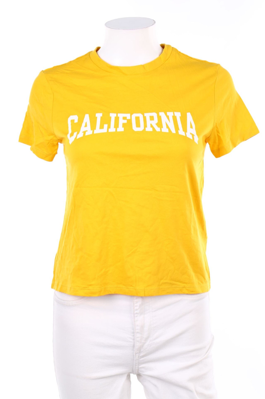 H&M - Kurzarm-Shirt mit Print - S