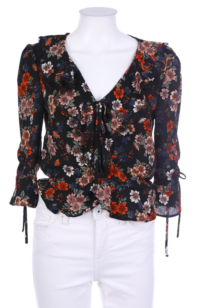 NEW LOOK - Bluse mit 3/4-Ärmel mit Blumen-Print - S