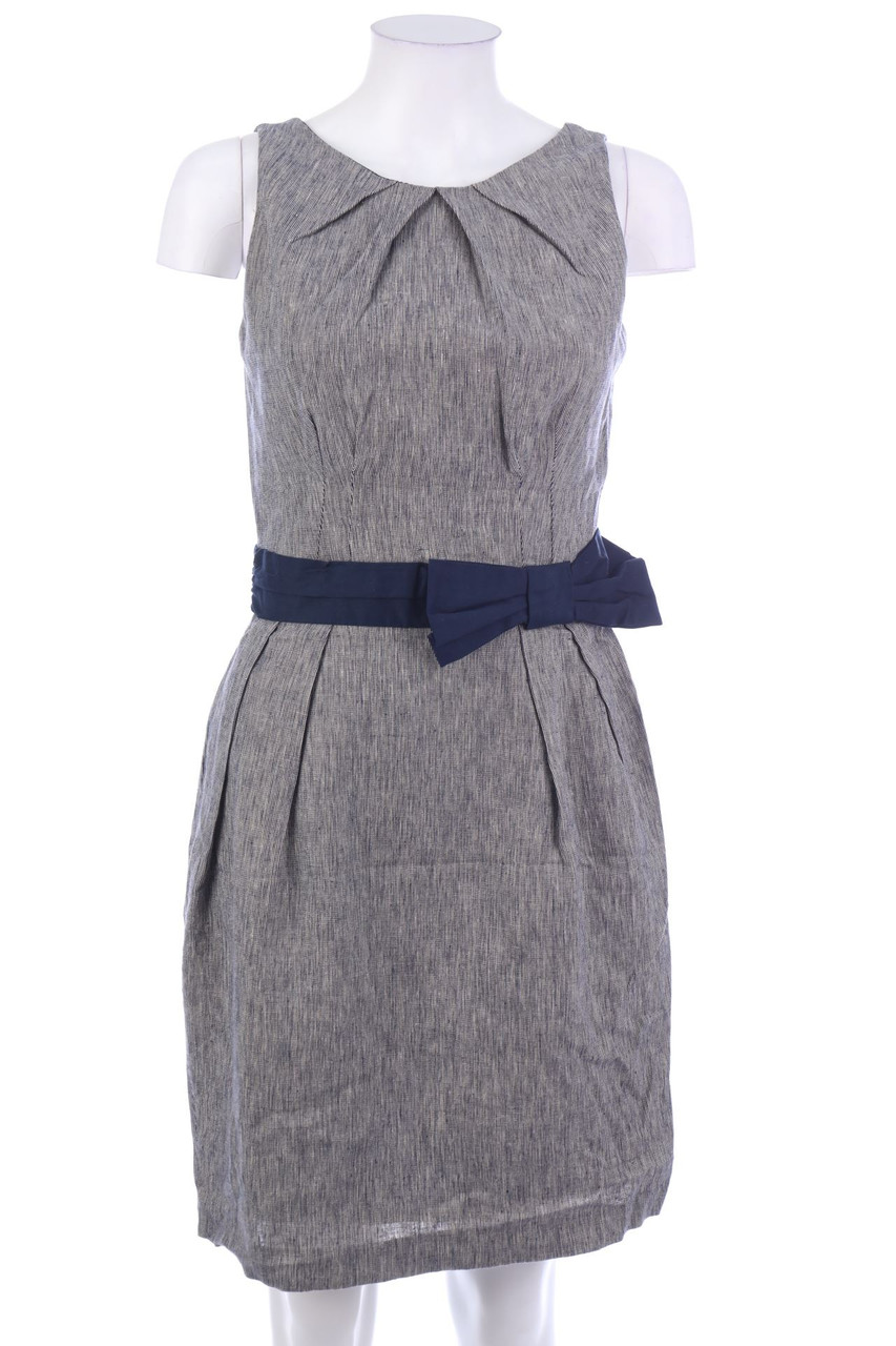 ATMOSPHERE - Baumwoll-Kleid mit Leinen - S