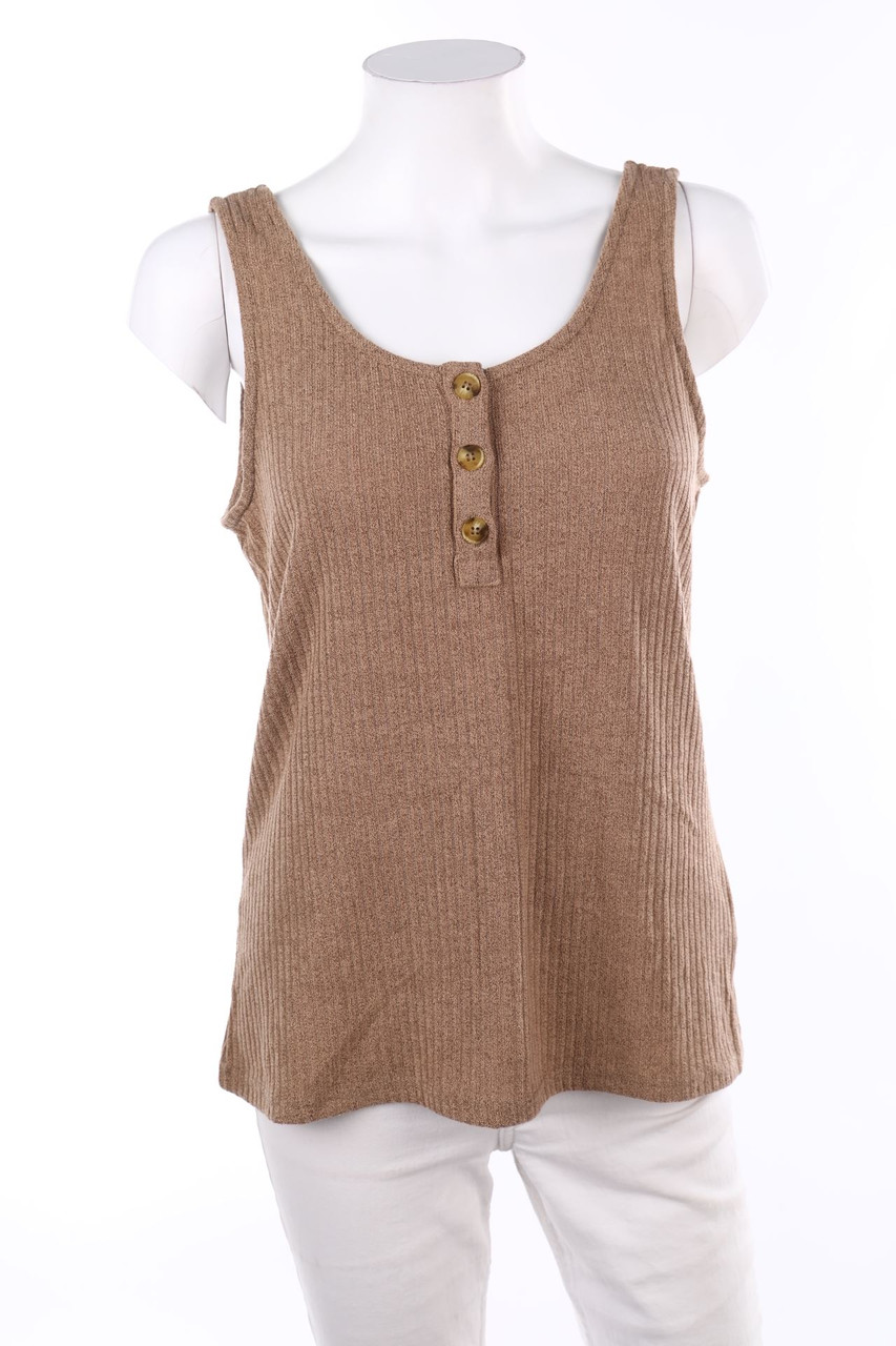 Blend She - Top mit Knöpfen - L