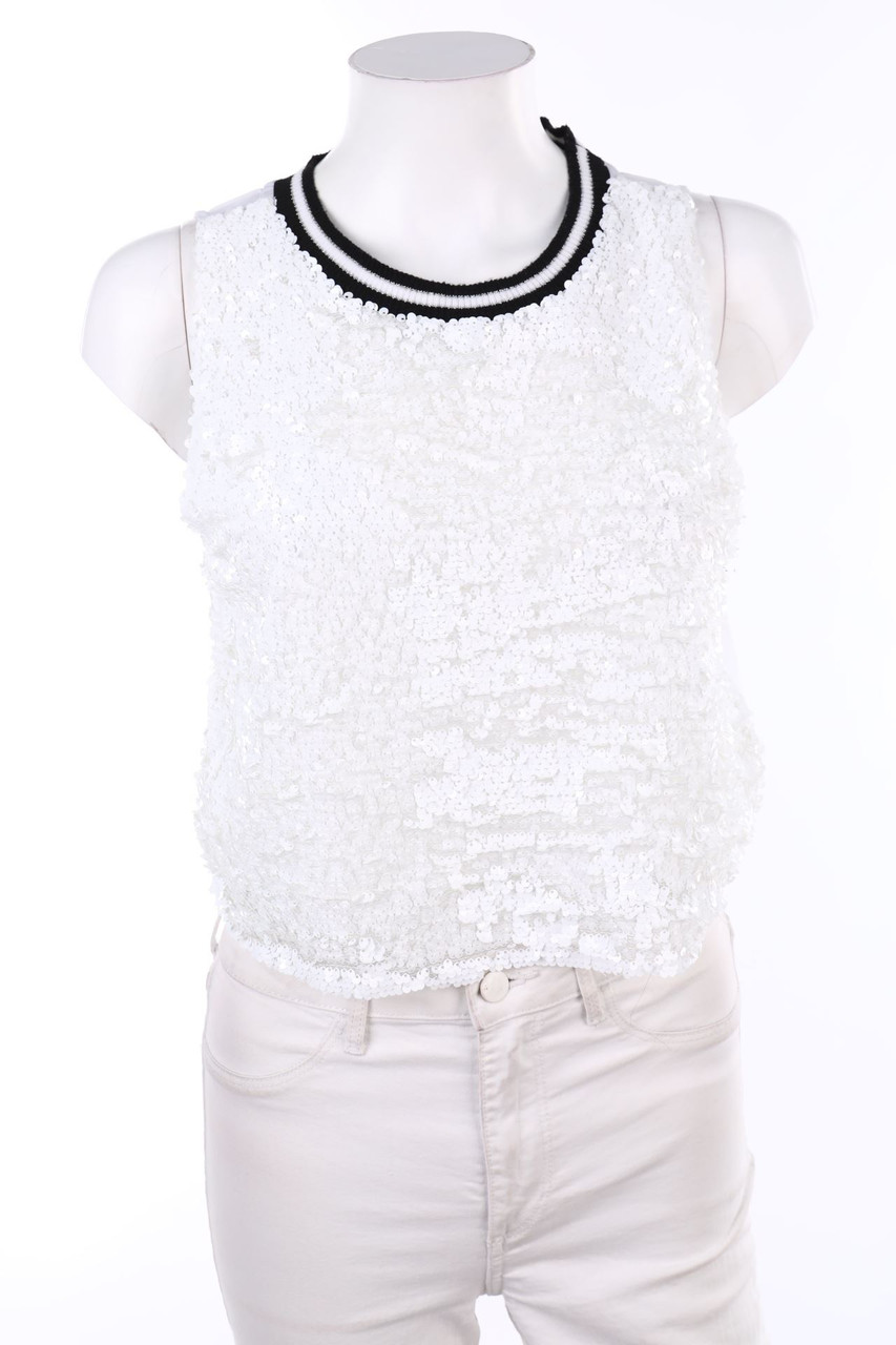 TALLY WEiJL - Top mit Pailletten - S