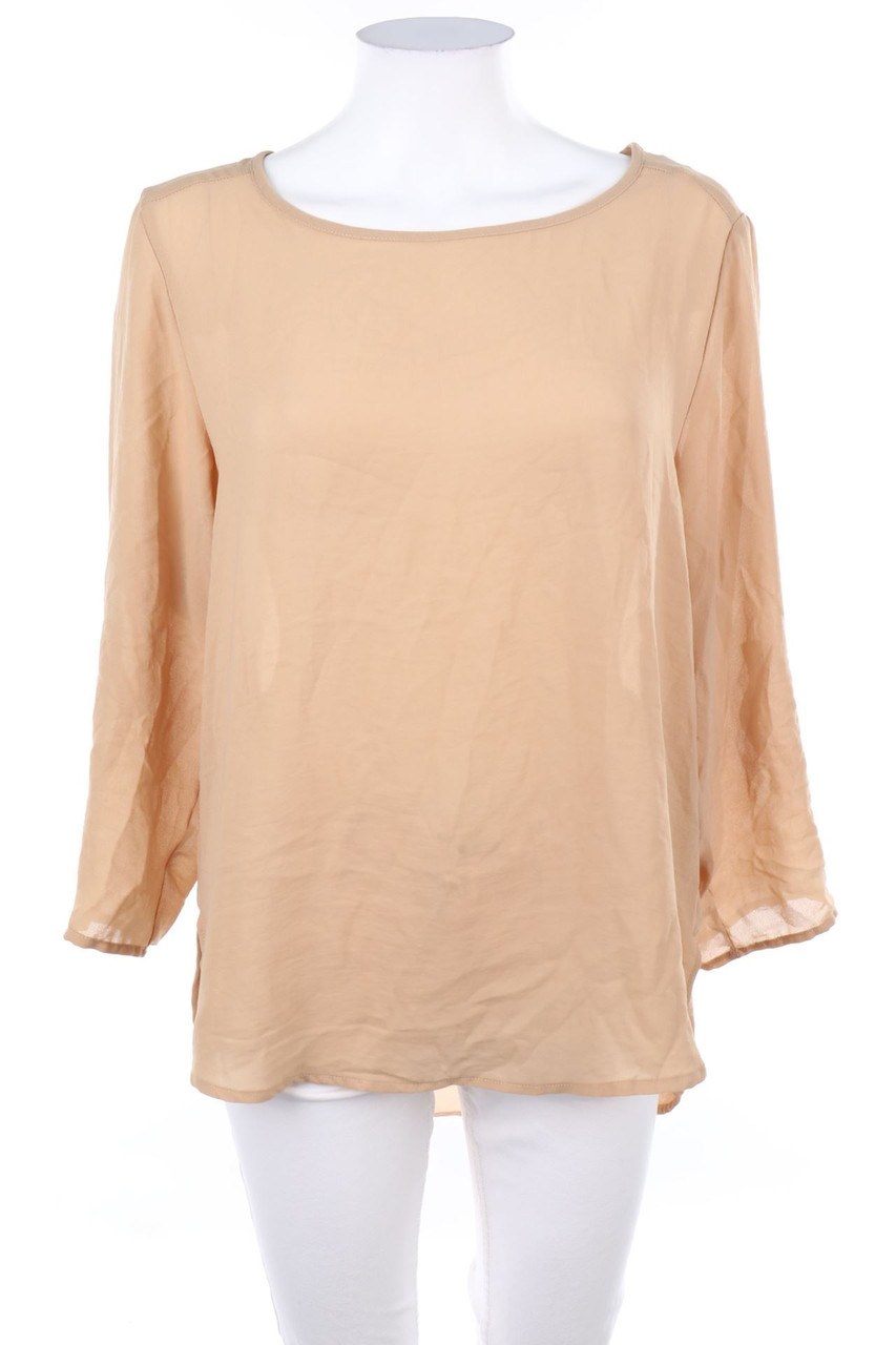 Ohne Label - Bluse mit Roll-up-Manschette - XL