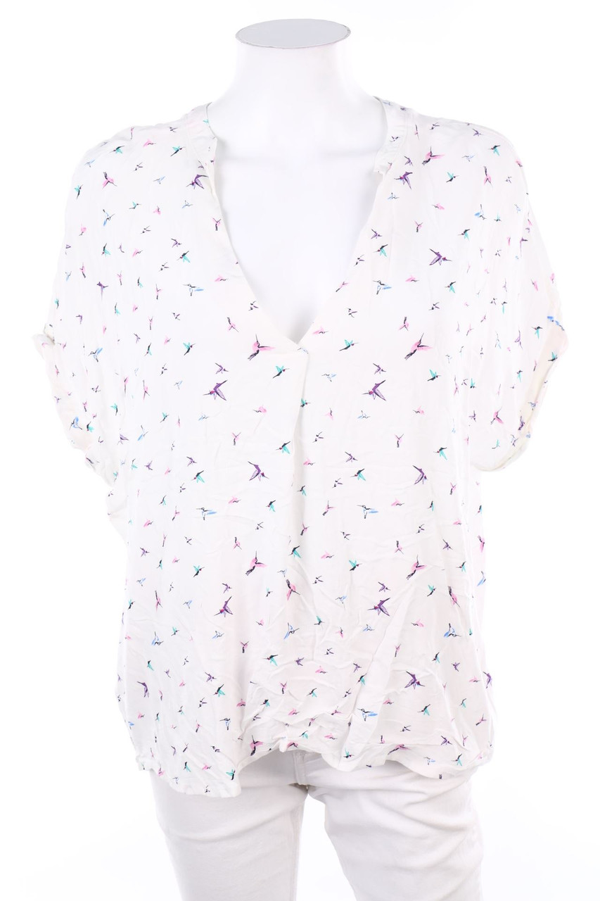 Janina - Kurzarm-Bluse - 3XL