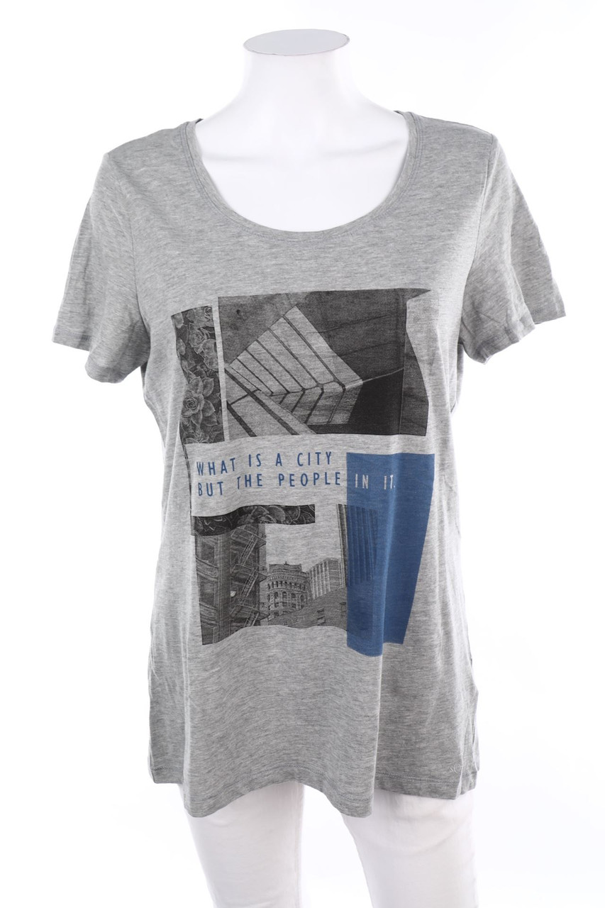 s.Oliver - Kurzarm-Shirt mit Baumwolle - XL