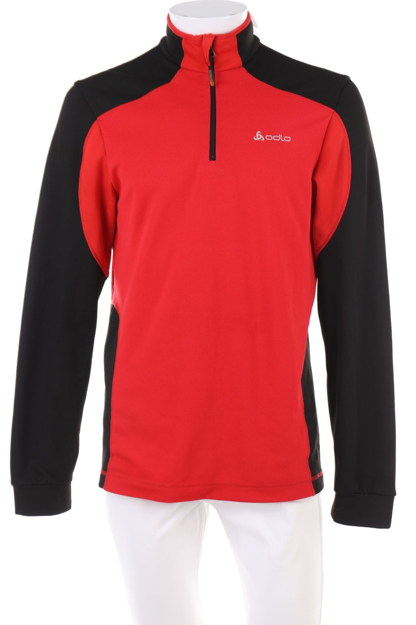 odlo - Fleece-Shirt mit Logo-Print - L