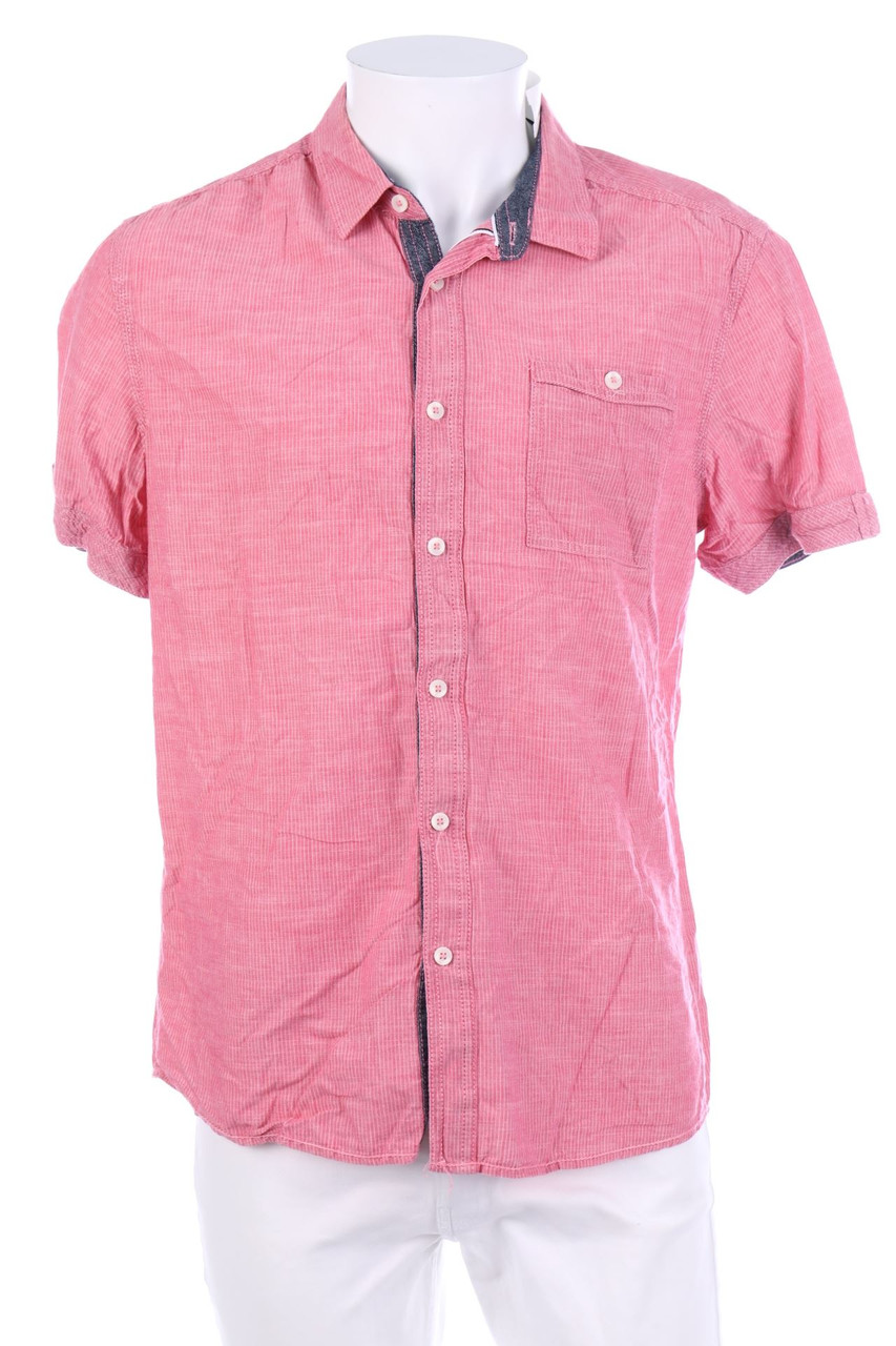 Tom Tompson - Baumwoll-Kurzarm-Hemd - L