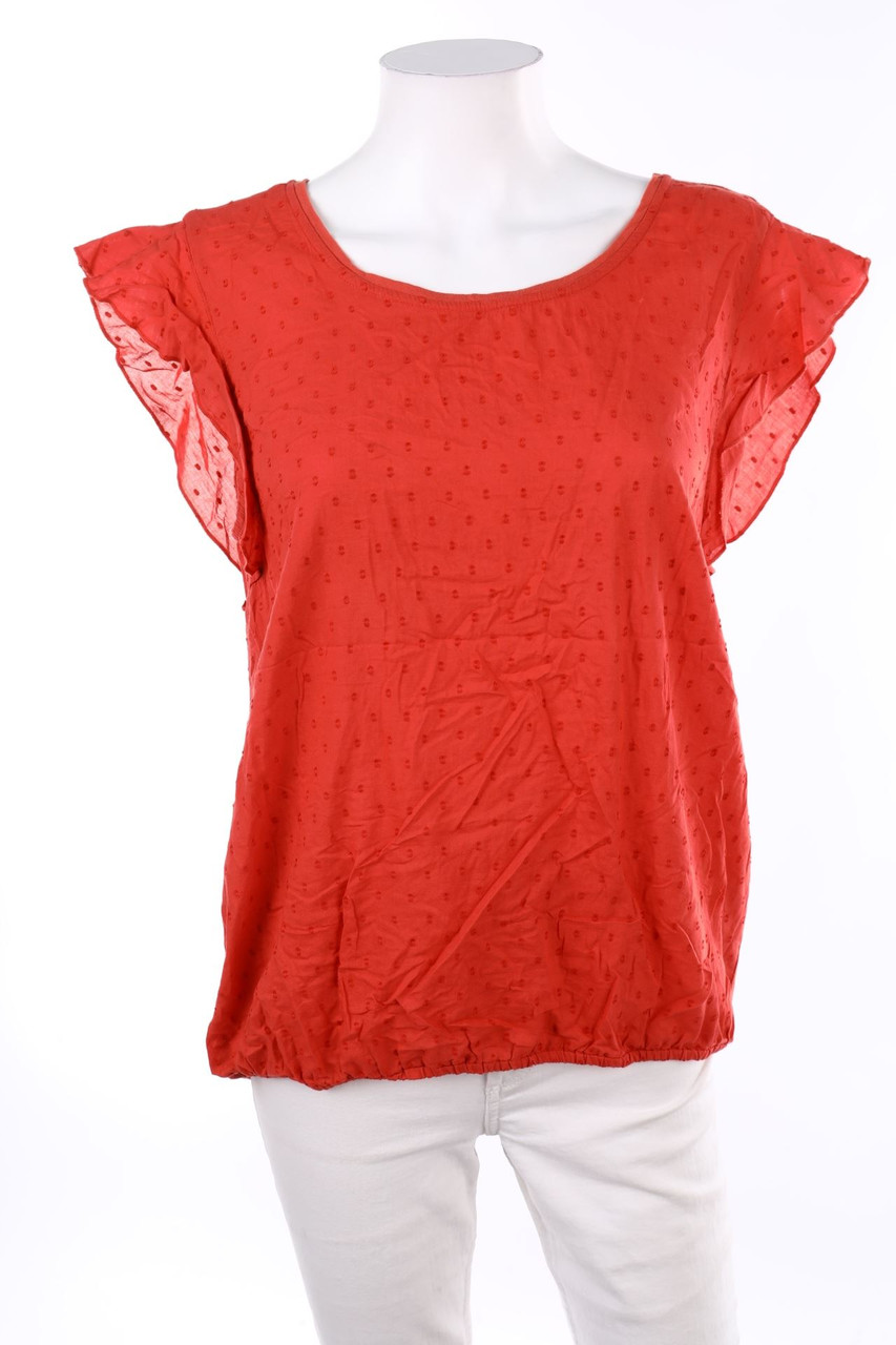 s.Oliver - Volant-Bluse aus Viskose - M