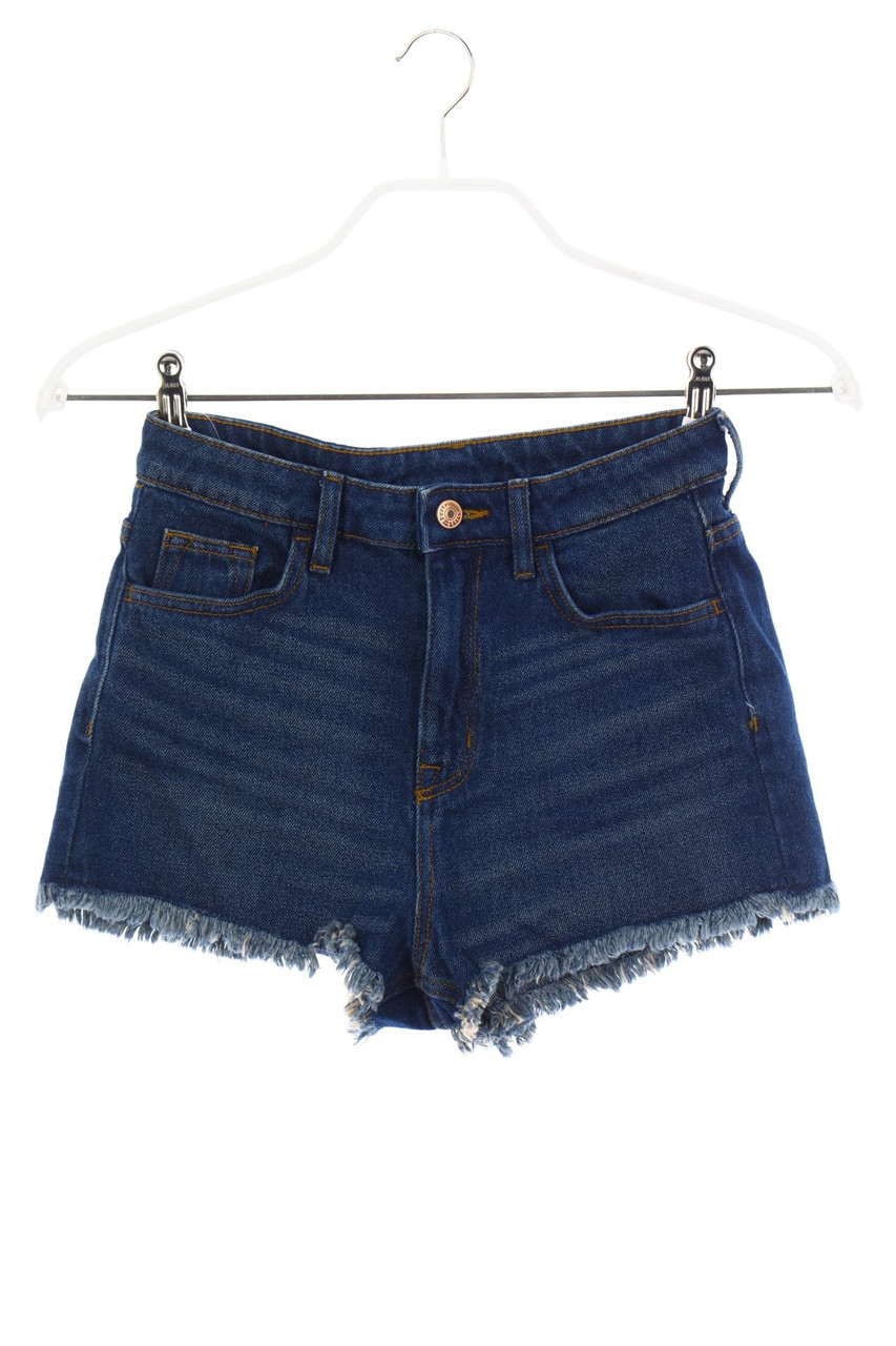 H&M - Used Look Jeans-Shorts - XS