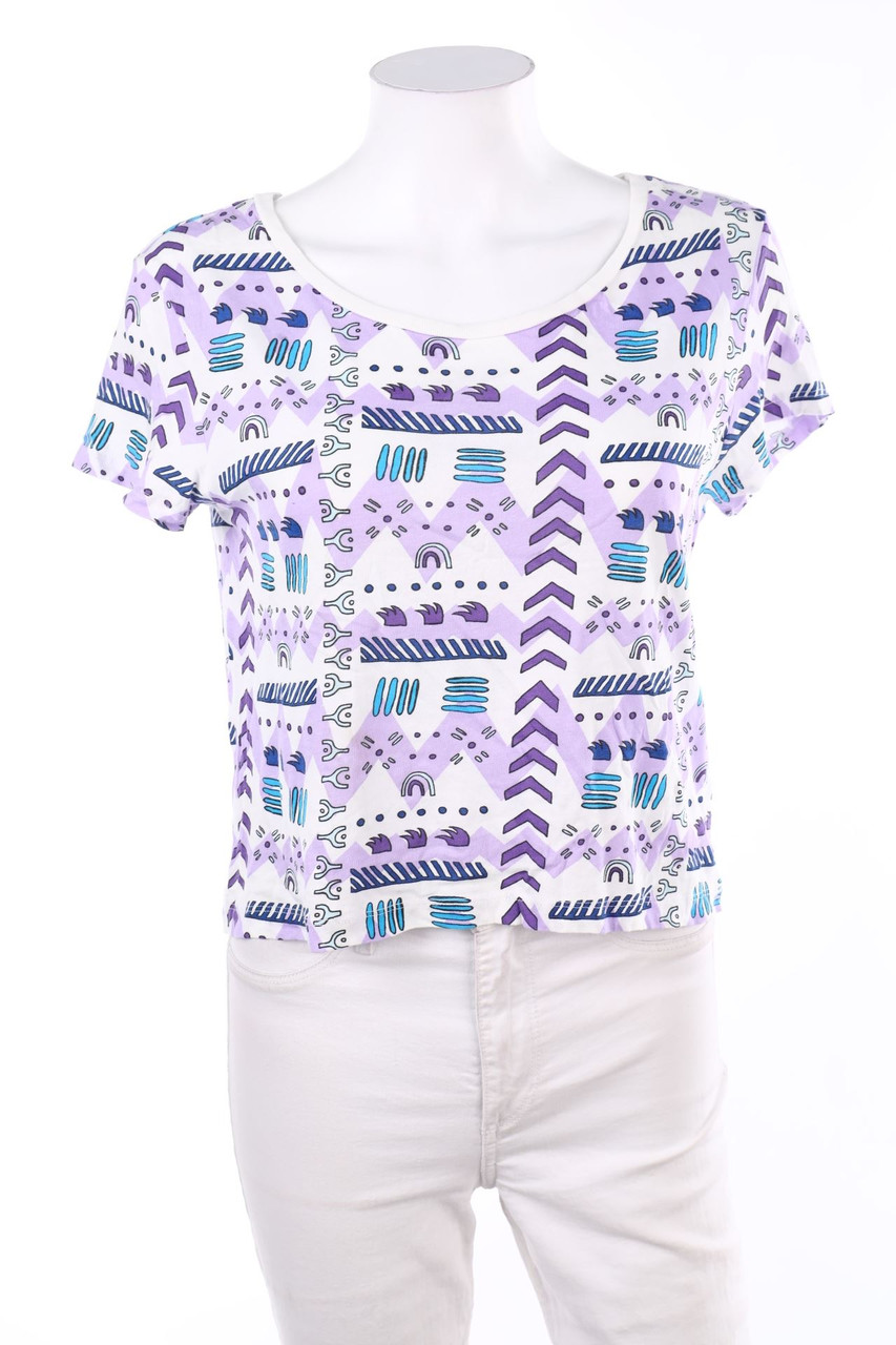 H&M DIVIDED - Kurzarm-Shirt aus Baumwolle - S