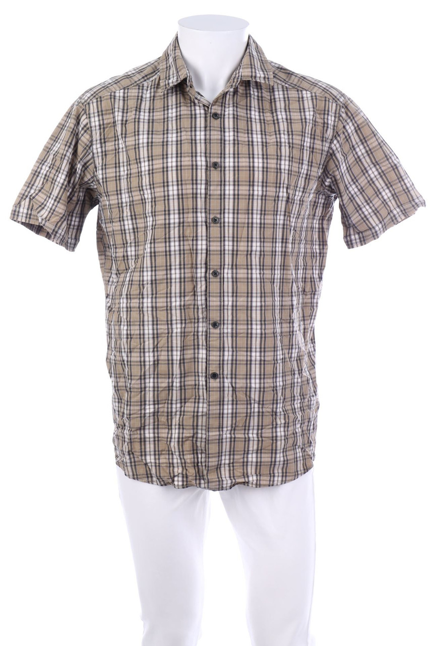 C&A - Kurzarm-Hemd mit Karo-Muster - L