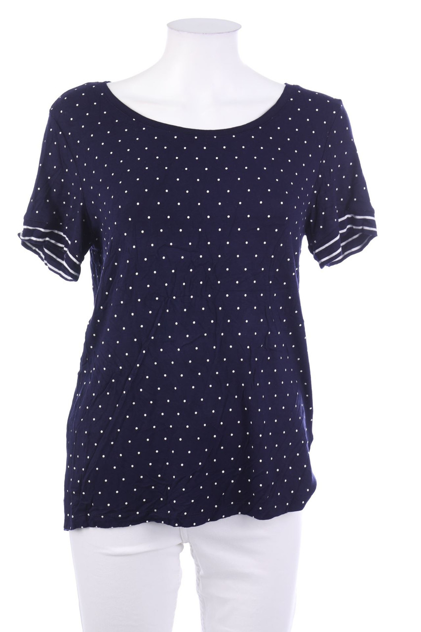 blue motion - Kurzarm-Shirt mit Pünktchen - M