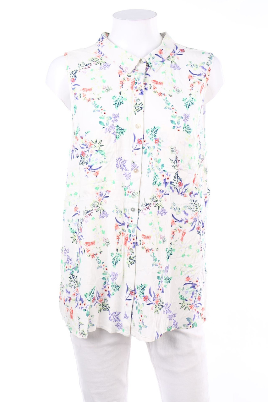 zebra - ärmellose Hemd-Bluse - XL