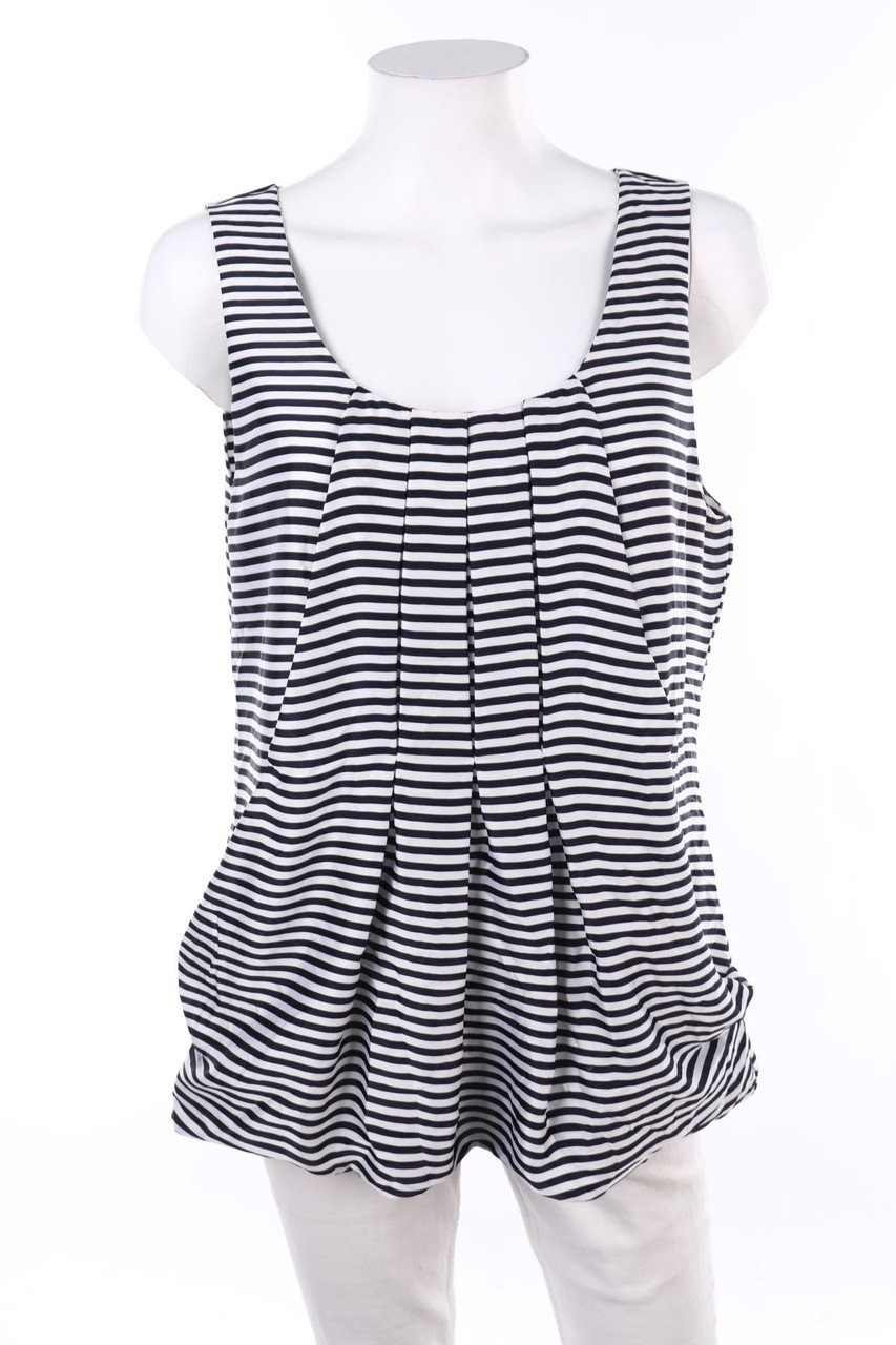 H&M - Blusentop mit Streifen - XL