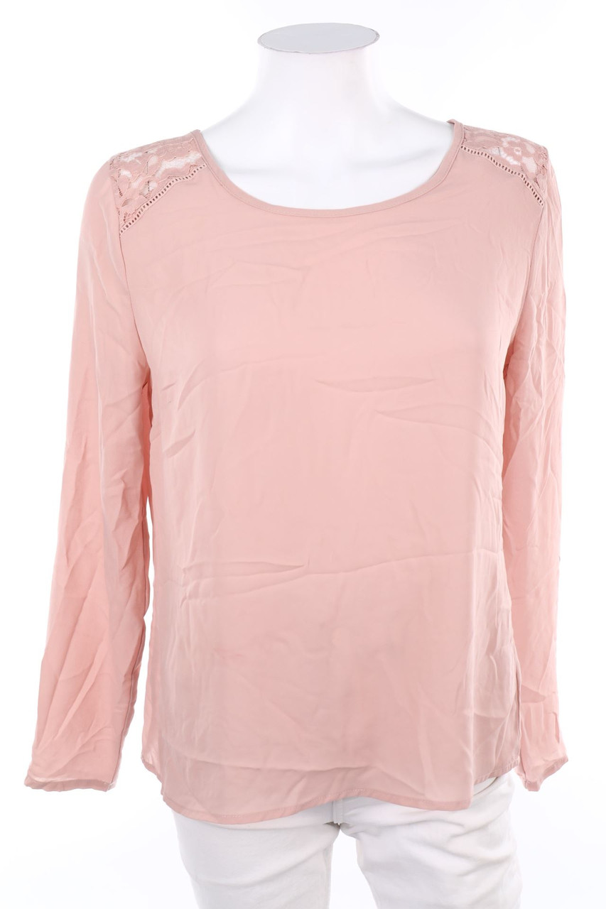 zebra&#x20;-&#x20;Bluse&#x20;mit&#x20;Spitzen-Einsatz&#x20;-&#x20;XS