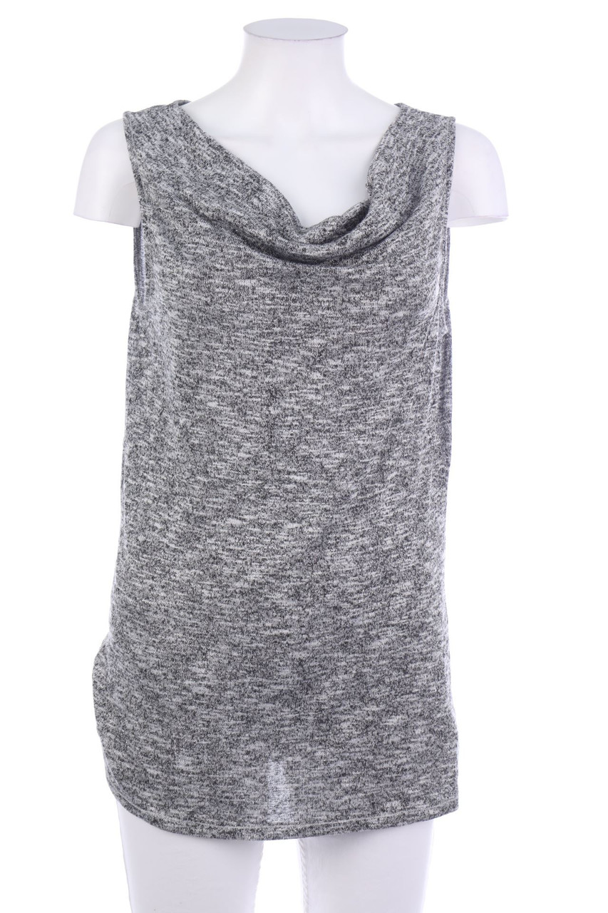 ESPRIT - Glitzer-Top mit Wasserfall-Ausschnitt - XL