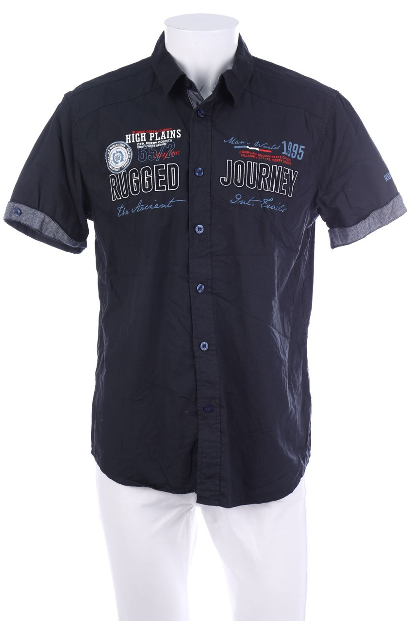 SECONDHAND - Baumwoll-Kurzarm-Hemd - M