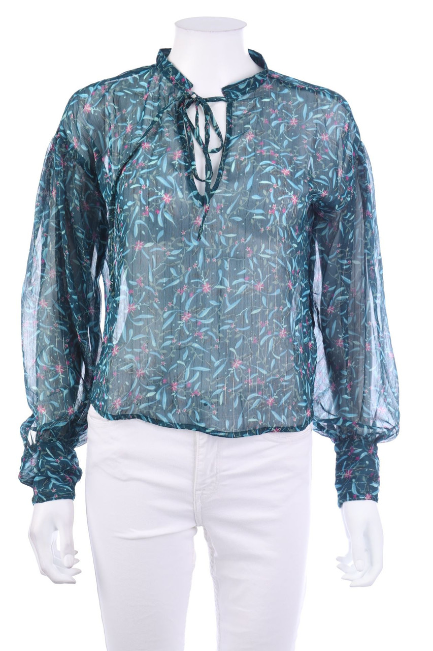 TERRANOVA - Chiffon-Bluse mit Blumen-Print - XS