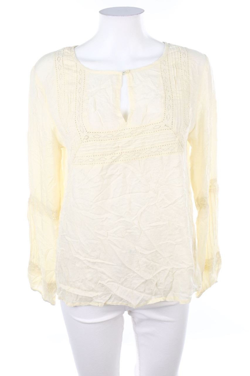 AMENAPIH - Boho-Bluse mit Spitze - D 40