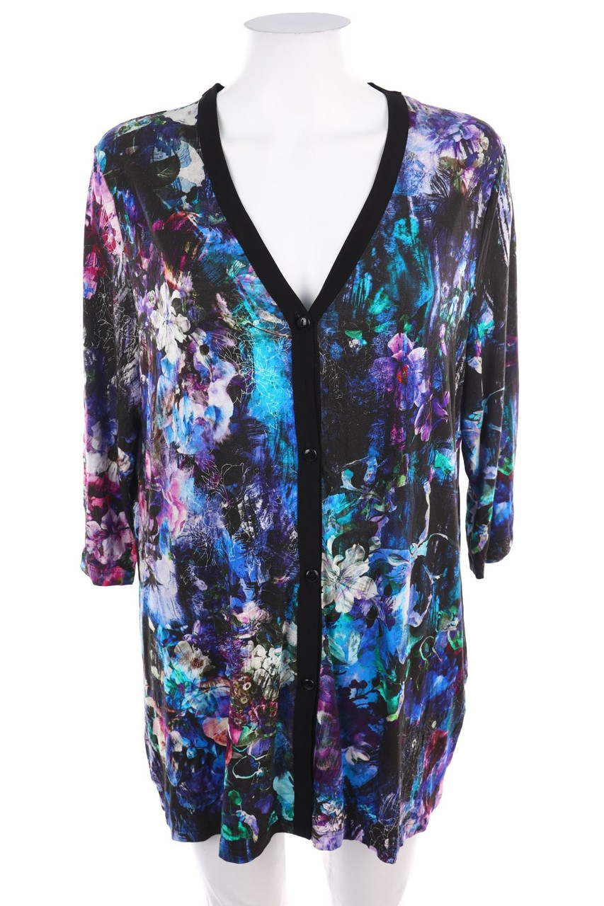 Klaus MODELLE - Jersey-Print-Bluse mit 3/4-Ärmel - D 46