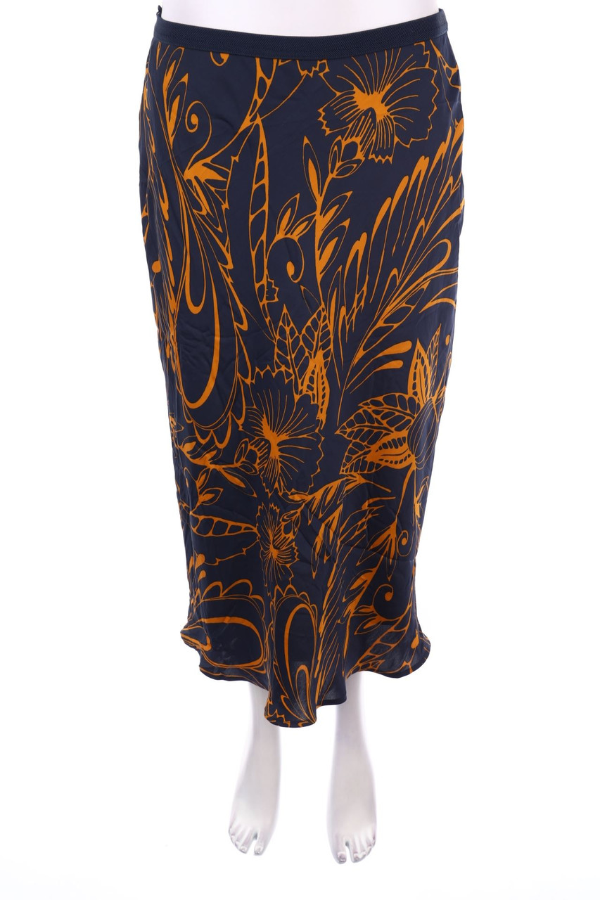 M&S COLLECTION - Midirock mit Blumen-Print - XL