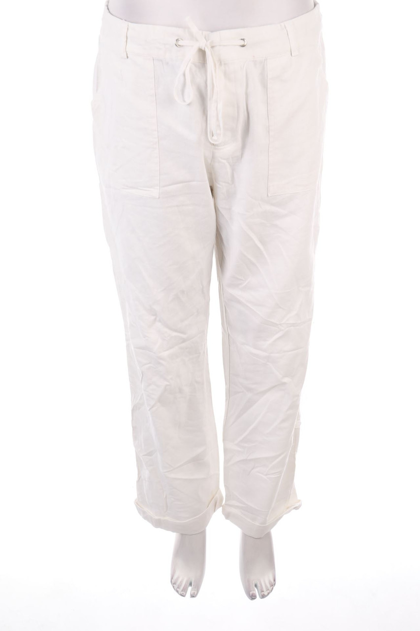 MANOR woman - Hose aus Leinen-Mix - XL