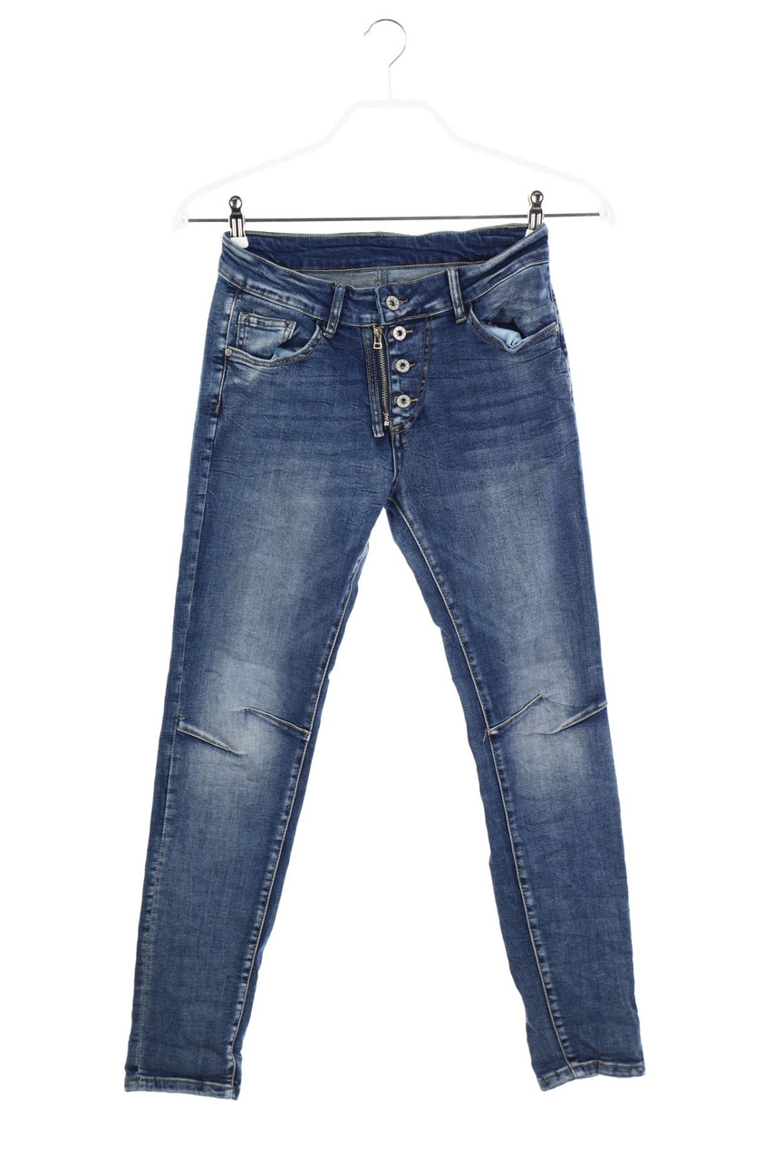 Ohne Label - Used Look Skinny-Jeans - S