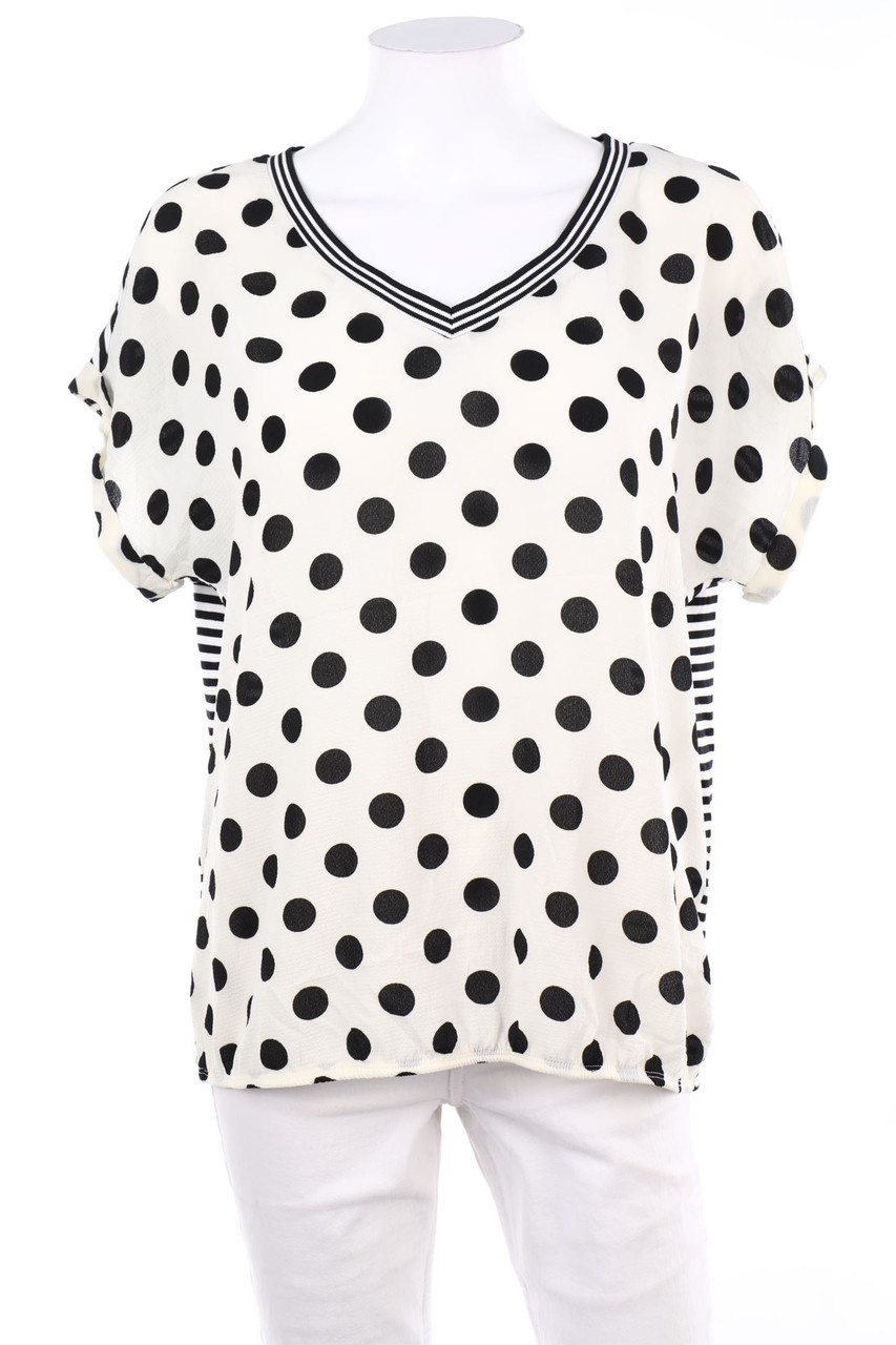 Aniston - Kurzarm-Shirt mit Muster - XL