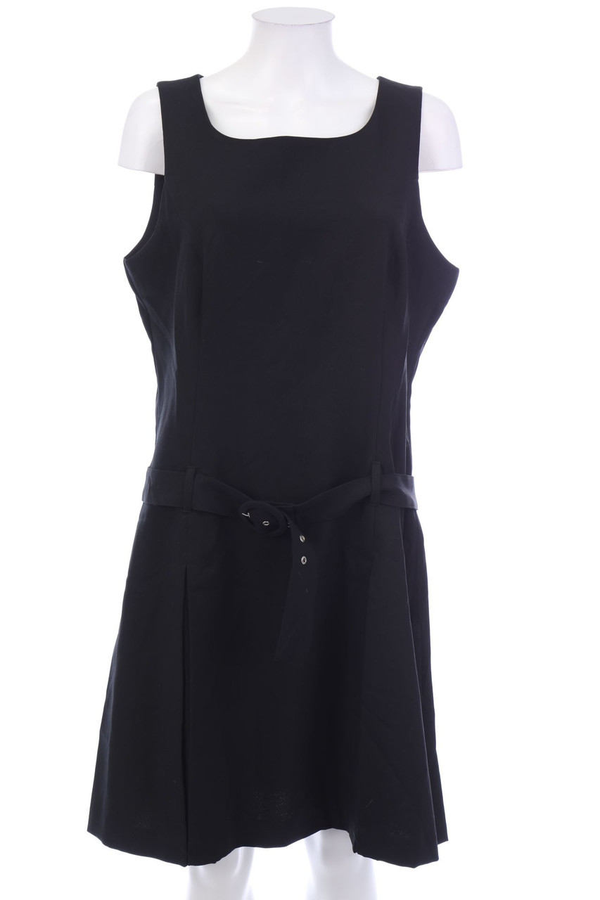 Ohne Label - Etui-Kleid mit Gürtel - 2XL