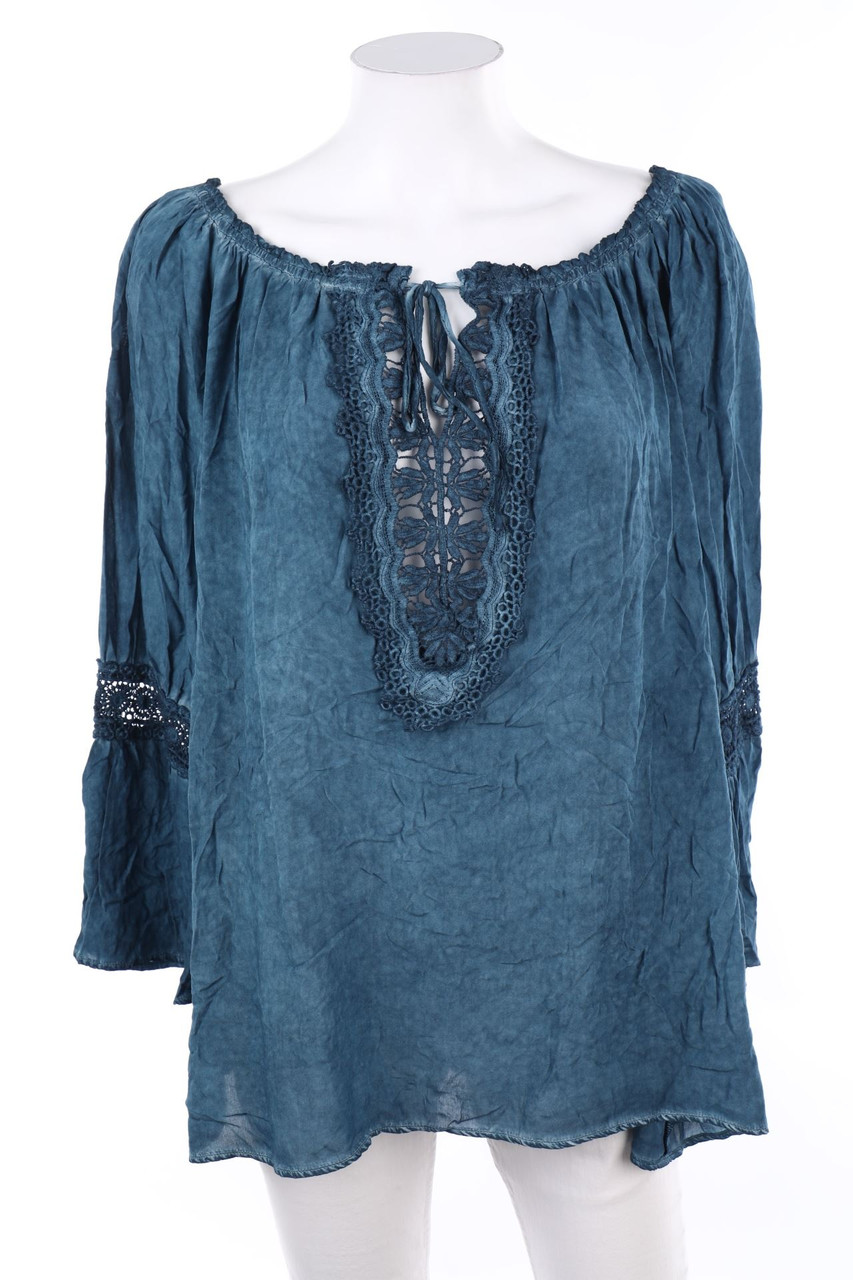 Ohne Label - Volant-Bluse - S